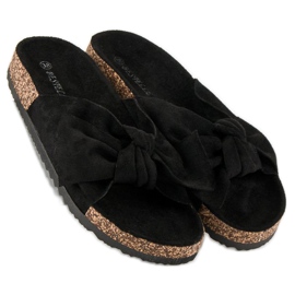 Bestelle Babuchas ante negro 4