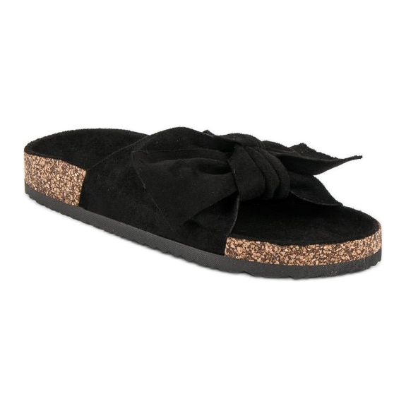 Bestelle Babuchas ante negro 1