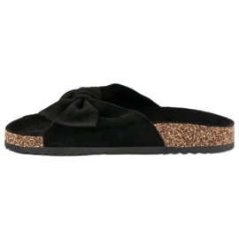 Bestelle Babuchas ante negro 2