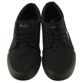 American Club Zapatillas deportivas de mujer americanas negro 4