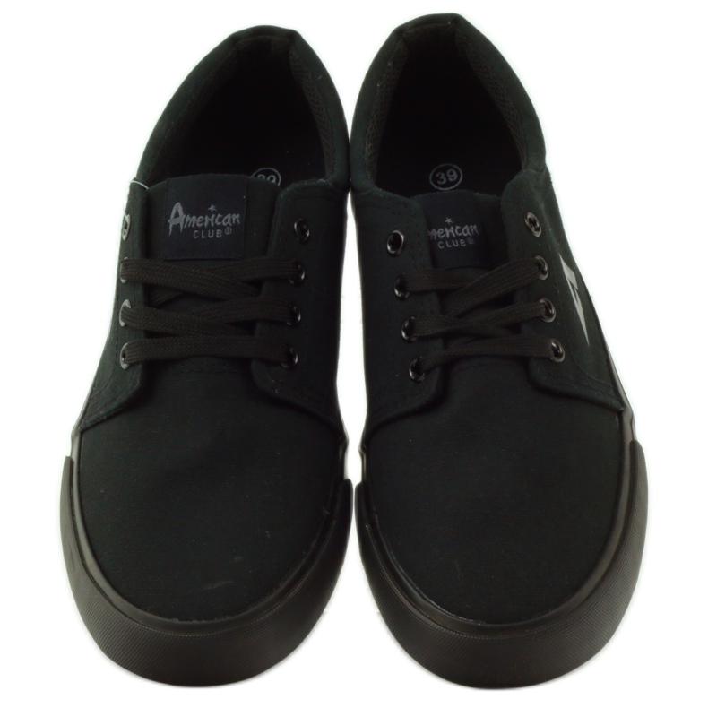 American Club zapatillas negras americanas negro 4