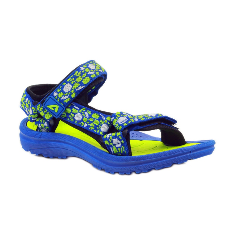 Sandalias niño American Club azul 8122 verde 1