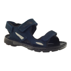 Ren Butter Sandalias de niños flexibles 255 azul marino 1