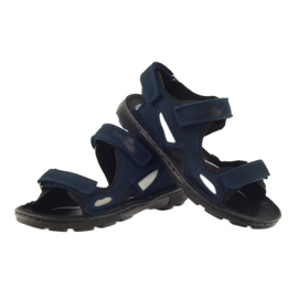Ren Butter Sandalias de niños flexibles 255 azul marino 3