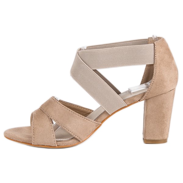 Filippo Sandalias de gamuza en un post marrón 1 Filippo Sandalias de gamuza en un post marrón 1