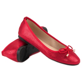 Super Mode Bailarinas caladas rojo 4
