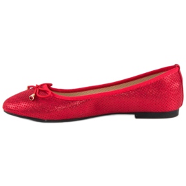 Super Mode Bailarinas caladas rojo 3