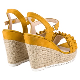 Bello Star Sandalias alpargatas amarillas amarillo 4
