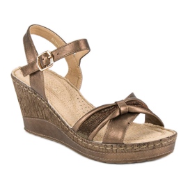 Sandalias vinceza marrón 2