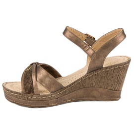 Sandalias vinceza marrón 3