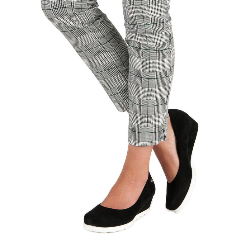 Filippo Zapatos de salón de ante para mujer negro 1