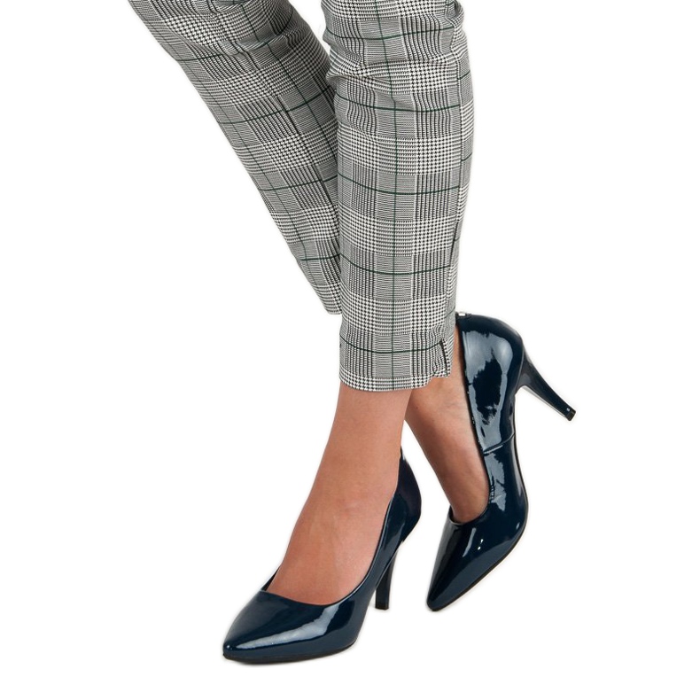 Tacón vinceza barnizado marino azul 2