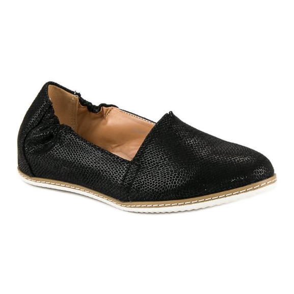 Filippo Bailarina negra con estampado negro 1