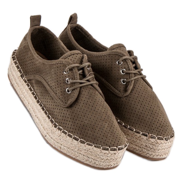 Seastar Alpargatas caladas en la plataforma verde 1