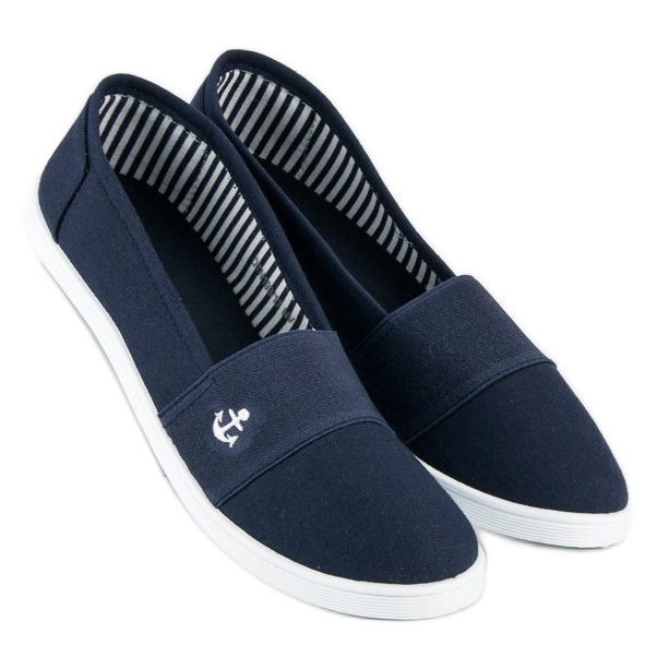 McKey Zapatillas slip-on azul marino 1