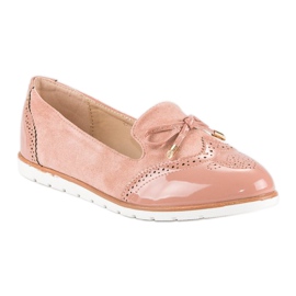 Super Me Mocasines rosados ​​casuales 3