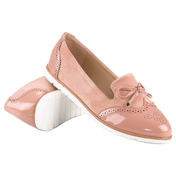 Super Me Mocasines rosados ​​casuales 1
