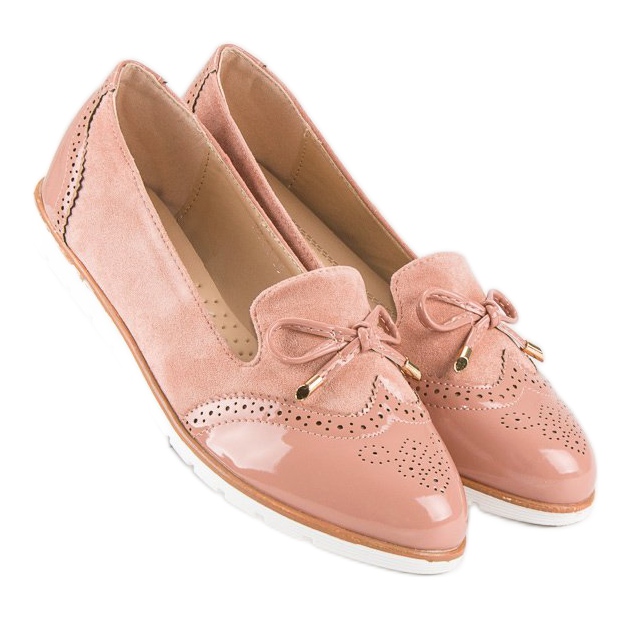 Super Me Mocasines rosados ​​casuales 2