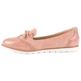 Super Me Mocasines rosados ​​casuales 4
