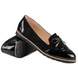 Super Me Mocasines casuales negros 3