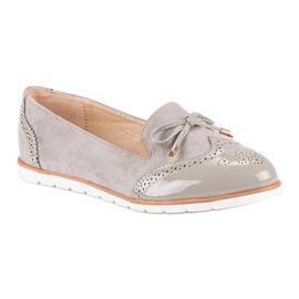 Super Me Mocasín casual gris 1