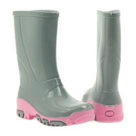 Chanclos con iones de plata Ren But gris rosa rosado 3