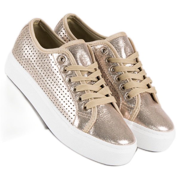 McKey Zapatillas con nudo dorado 1