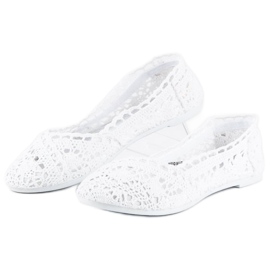 Seastar Bailarinas encaje blanco 2 Seastar Bailarinas encaje blanco 2