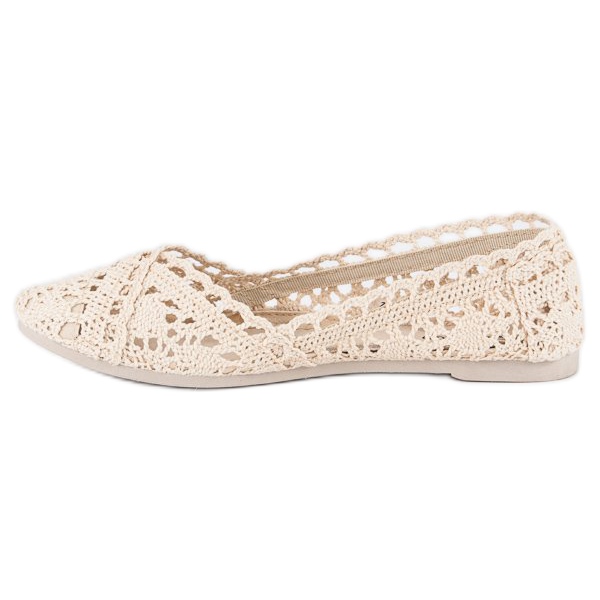 Seastar Bailarinas encaje beige 1 Seastar Bailarinas encaje beige 1