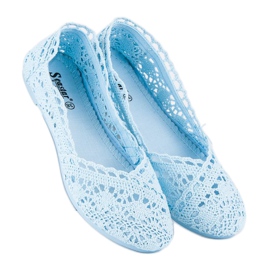Seastar Bailarinas encaje azul 1