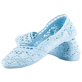 Seastar Bailarinas encaje azul 2