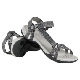 American Club Sandalias americanas casuales gris 1