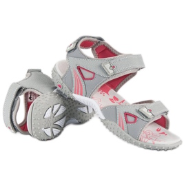American Club Sandalias mujer americanas cómodas gris 4