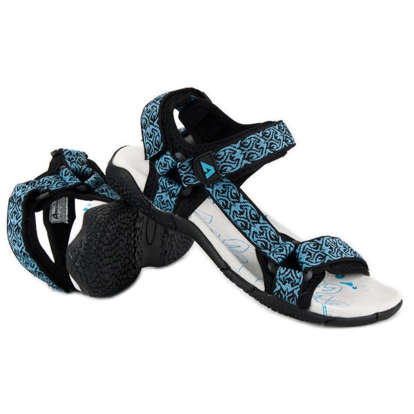 American Club Sandalias americanas textil velcro azul 1