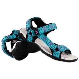 American Club Sandalias De Tela Con Velcro Americano azul 2 American Club Sandalias De Tela Con Velcro Americano azul 2