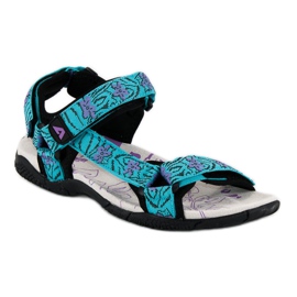 American Club Sandalias De Tela Con Velcro Americano azul 4