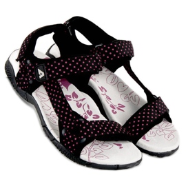 American Club Sandalias americanas textil velcro negro 2 American Club Sandalias americanas textil velcro negro 2