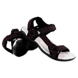 American Club Sandalias americanas textil velcro negro 1 American Club Sandalias americanas textil velcro negro 1