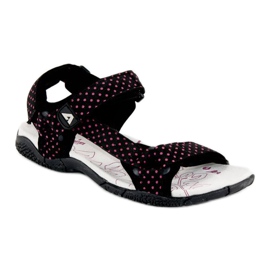 American Club Sandalias americanas textil velcro negro 3
