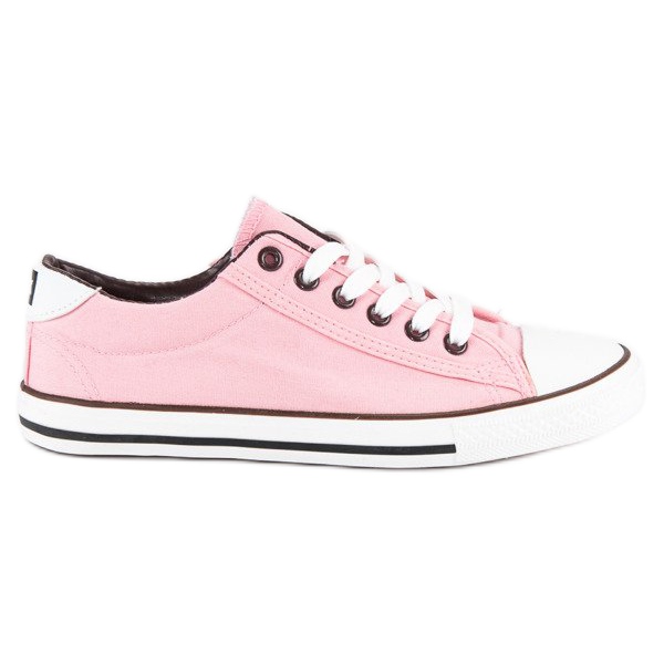 Seastar zapatillas old school atadas rosado 1