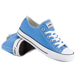 Andy Z Zapatillas clásicas azul 4