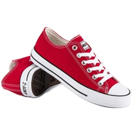 Andy Z Zapatillas clásicas rojo 1