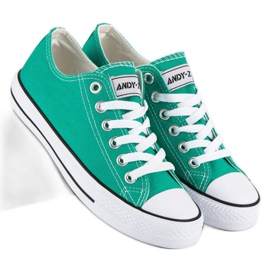 Andy Z Zapatillas clásicas verde 2