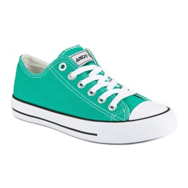 Andy Z Zapatillas clásicas verde 3