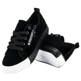 Seastar Deportivas de ante negro 2