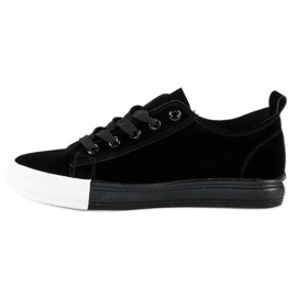 Seastar Deportivas de ante negro 3