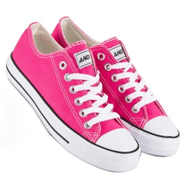 Andy Z Zapatillas clásicas rosado 2