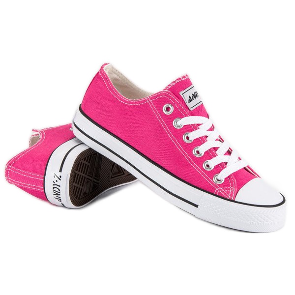 Andy Z Zapatillas clásicas rosa 1