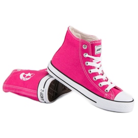 Andy Z Zapatillas clásicas por encima del tobillo. rosado 1