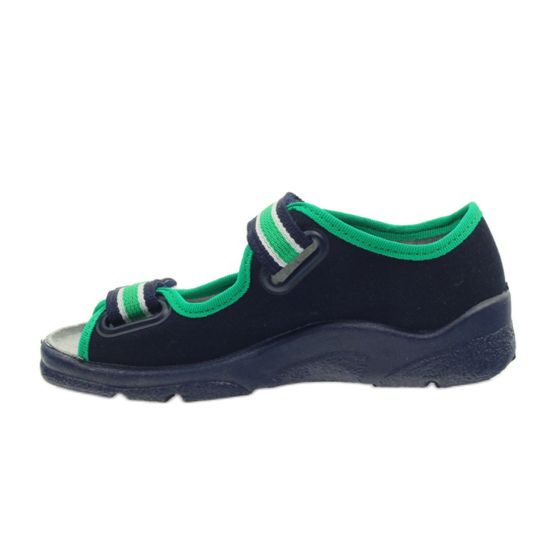 Sandalias niño Befado 969x078 azul marino verde 2